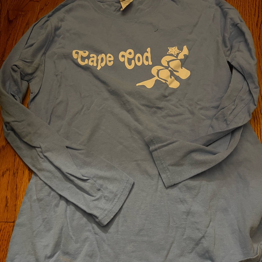Gildan Blue Long Sleeve Tee